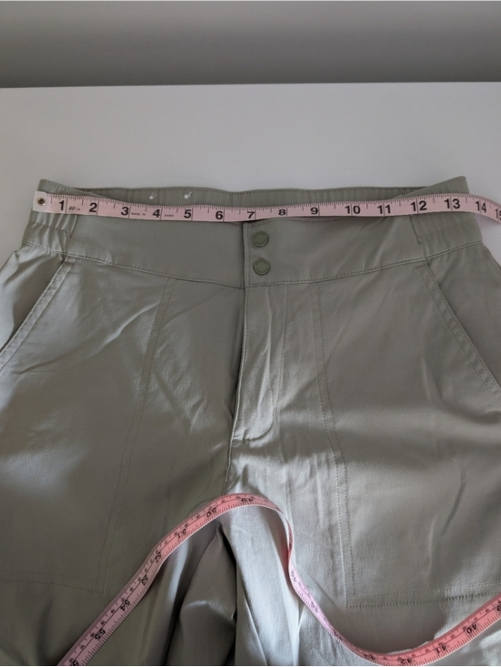 Light Green Women's Columbia Hiking Pants - Picture 9 of 11